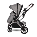 Passeggino GLORY 2in1+ADAPTERS con coprigambe OPALINE Grey